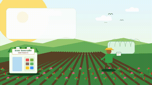 Sree Samrudhi — science-led crop guidance animation